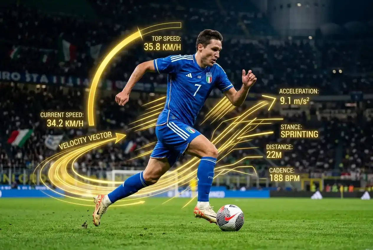 Federico Chiesa telemetry analysis photo